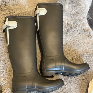 Hunter classic  Black Women's Winter Rain Boots
